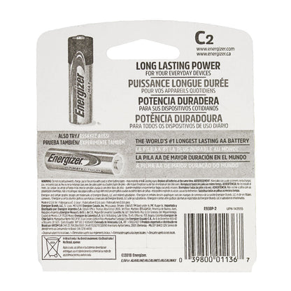 Energizer Max C Batteries - Card of 2 wellness vending machine university campuses