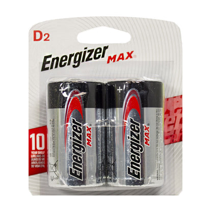 Energizer Max D Batteries - Card of 2 wellness vending machine