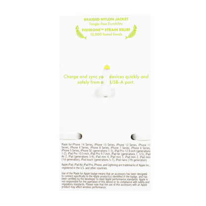 Hottips Charger & Sync MFI Lightning Cable - 6 feet wellness vending machine university campuses