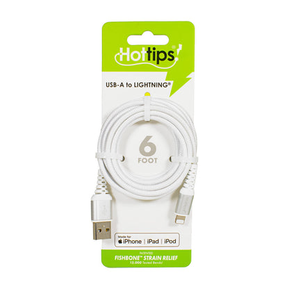Hottips Charger & Sync MFI Lightning Cable - 6 feet wellness vending machine