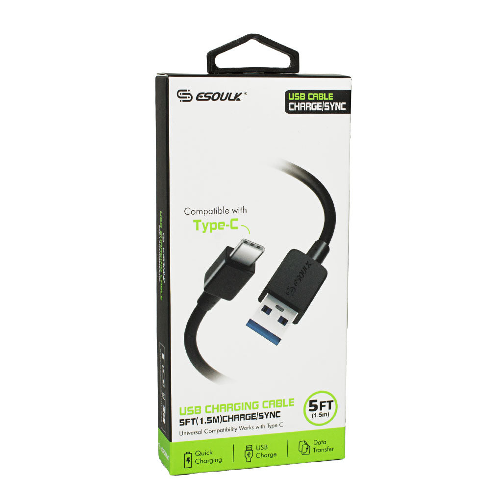 Esoulk Type C Charging Cable - 5 ft. wellness vending machine