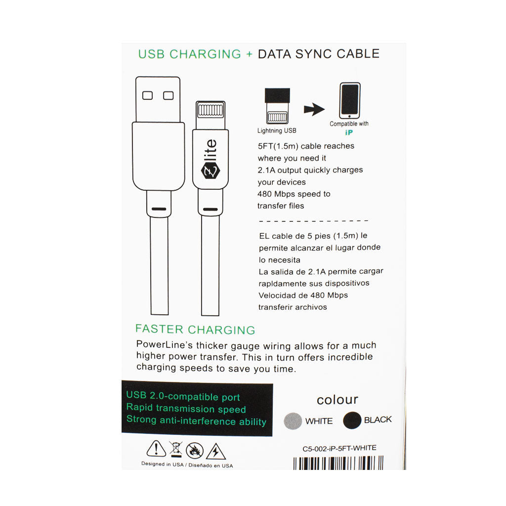Zlite iPhone Charging Cable - 5 ft. wellness vending machine university campuses