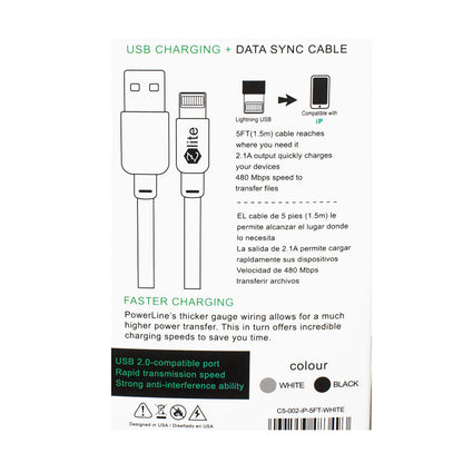Zlite iPhone Charging Cable - 5 ft. wellness vending machine university campuses