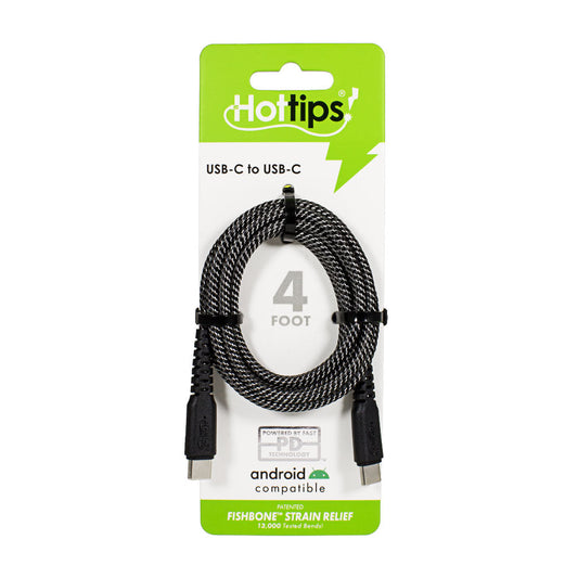 Hottips USB Type-C to USB Type-C Connector 4 ft. wellness vending machine