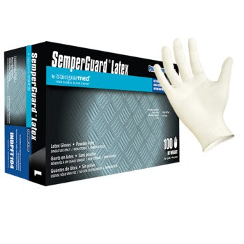HARPS USA SEMPERGUARD® Latex Powder-Free Gloves – Box of 100, Case of 10 Boxes