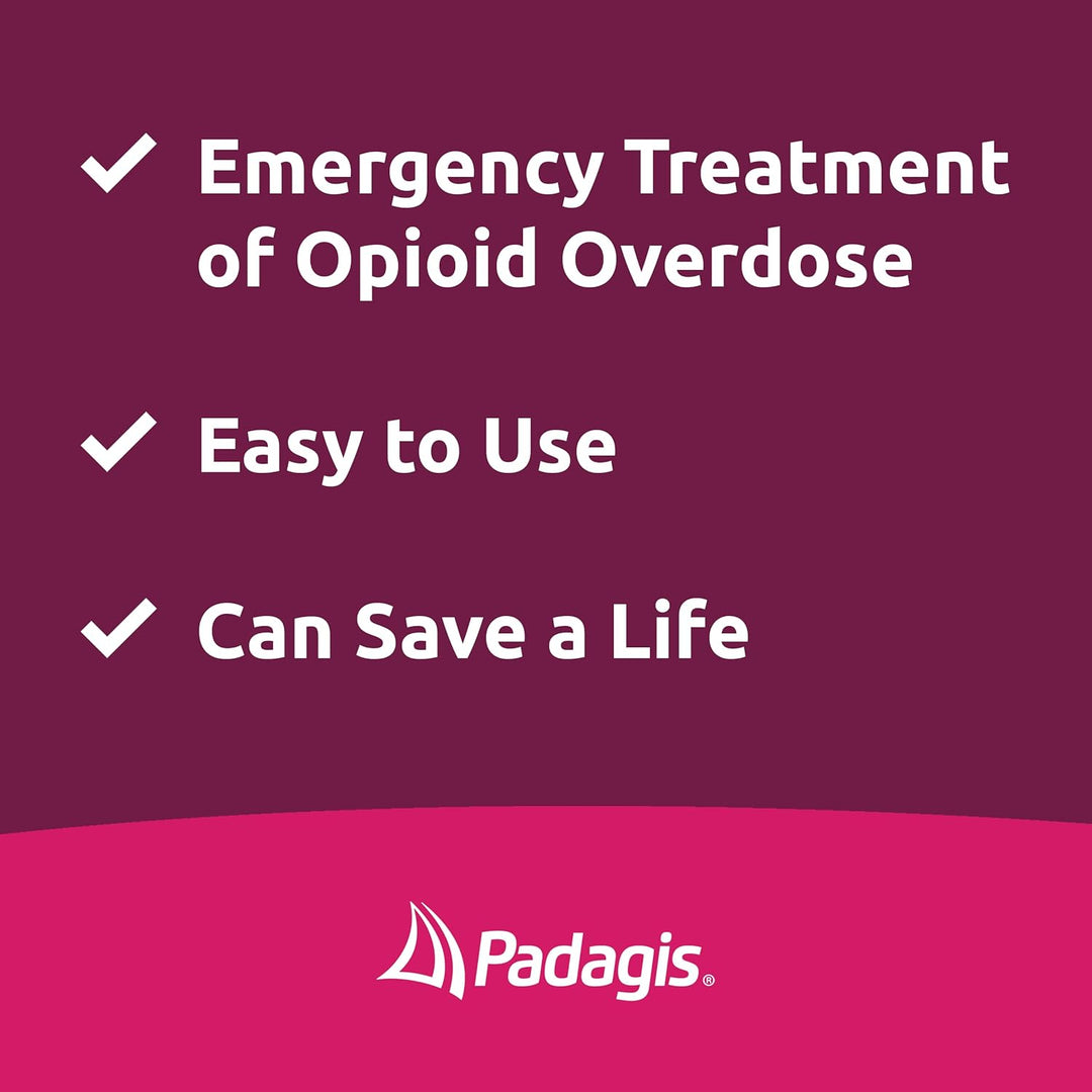 PADAGIS® Opioid Overdose Treatment Naloxone Hydrochloride Nasal Spray 4mg, 2 per pack