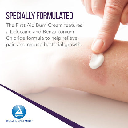 first aid burn cream 0.9 g single dose packets box of 144 for wellness vending machines in airports, colleges, and workplaces