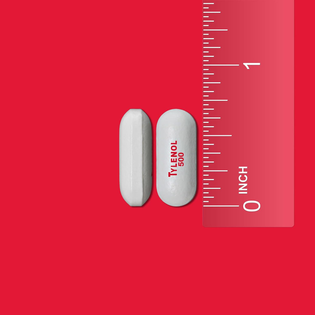 TYLENOL® Extra Strength Caplets 500 mg, 24-Count Bottle, 72 bottles Per Case