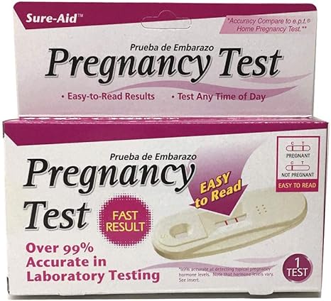 Sure Aid Pregnancy Test single test for wellness vending machines in airports, colleges, and workplaces