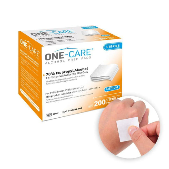 Medivena One-Care® Alcohol Prep Pads – 70% Isopropyl Alcohol, Case of 20 Boxes