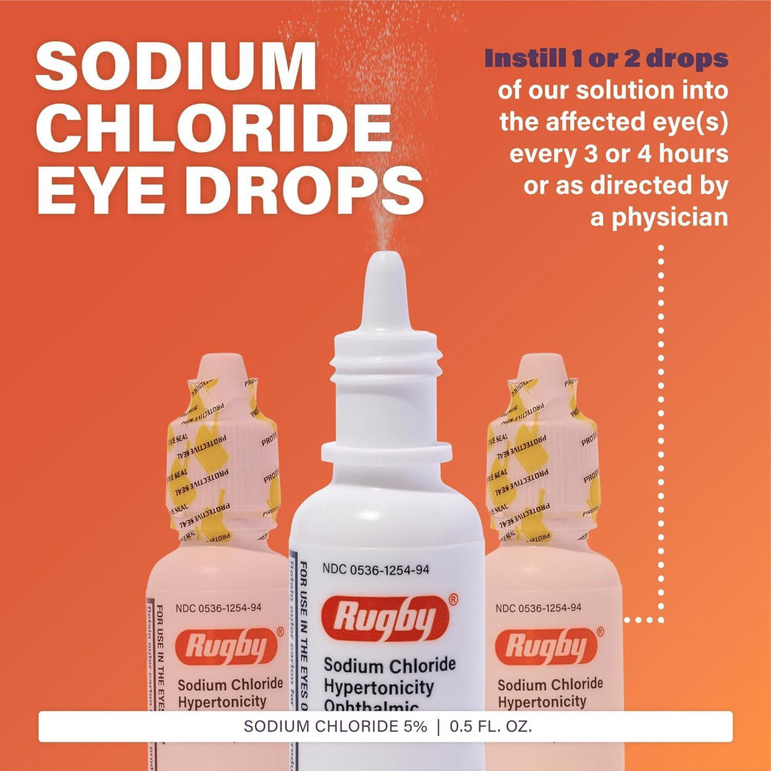 Major Eye Care™ Hypertonic Ophthalmic Solution – Sodium Chloride 5%, 15 mL