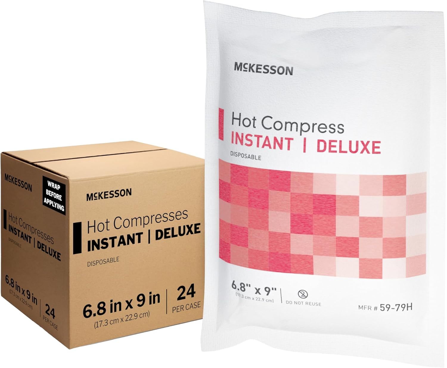 McKesson Hot Compress Instant Hot Pack 6" X 9", 24 Pack wellness vending machine