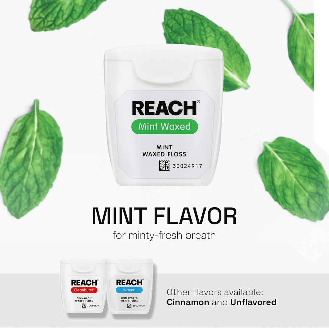 Reach® Mint Waxed Dental Floss 36 per case