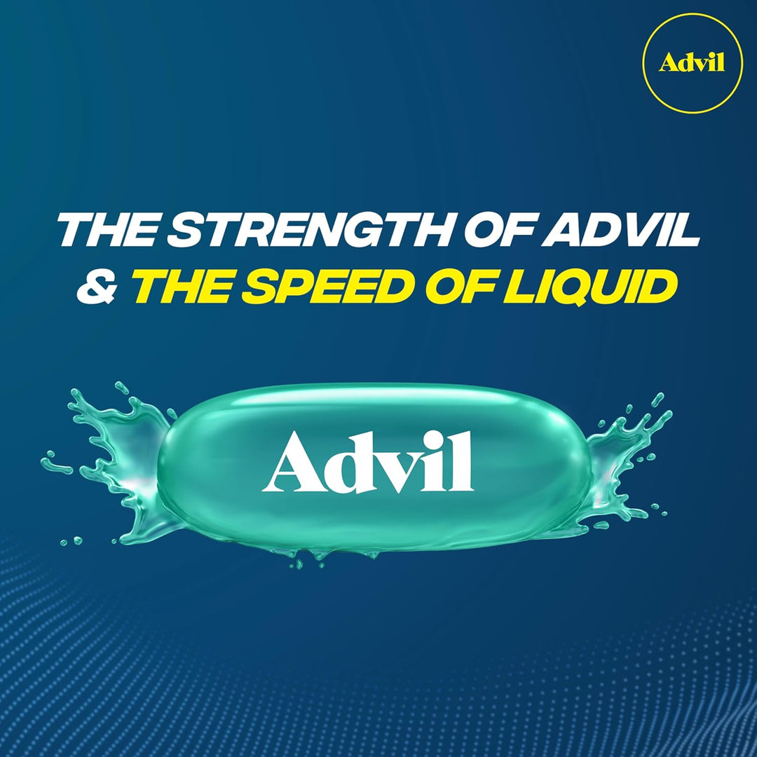 ADVIL® LIQUI-GELS – Fast-Acting Ibuprofen Pain Relief, 2-tablet packets