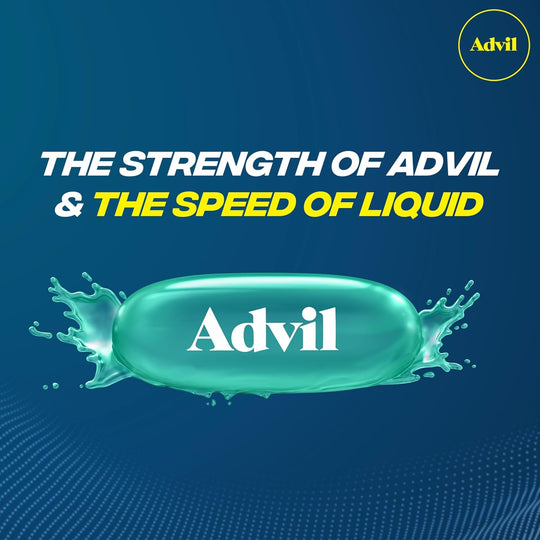 ADVIL® LIQUI-GELS – Fast-Acting Ibuprofen Pain Relief, 2-tablet packets