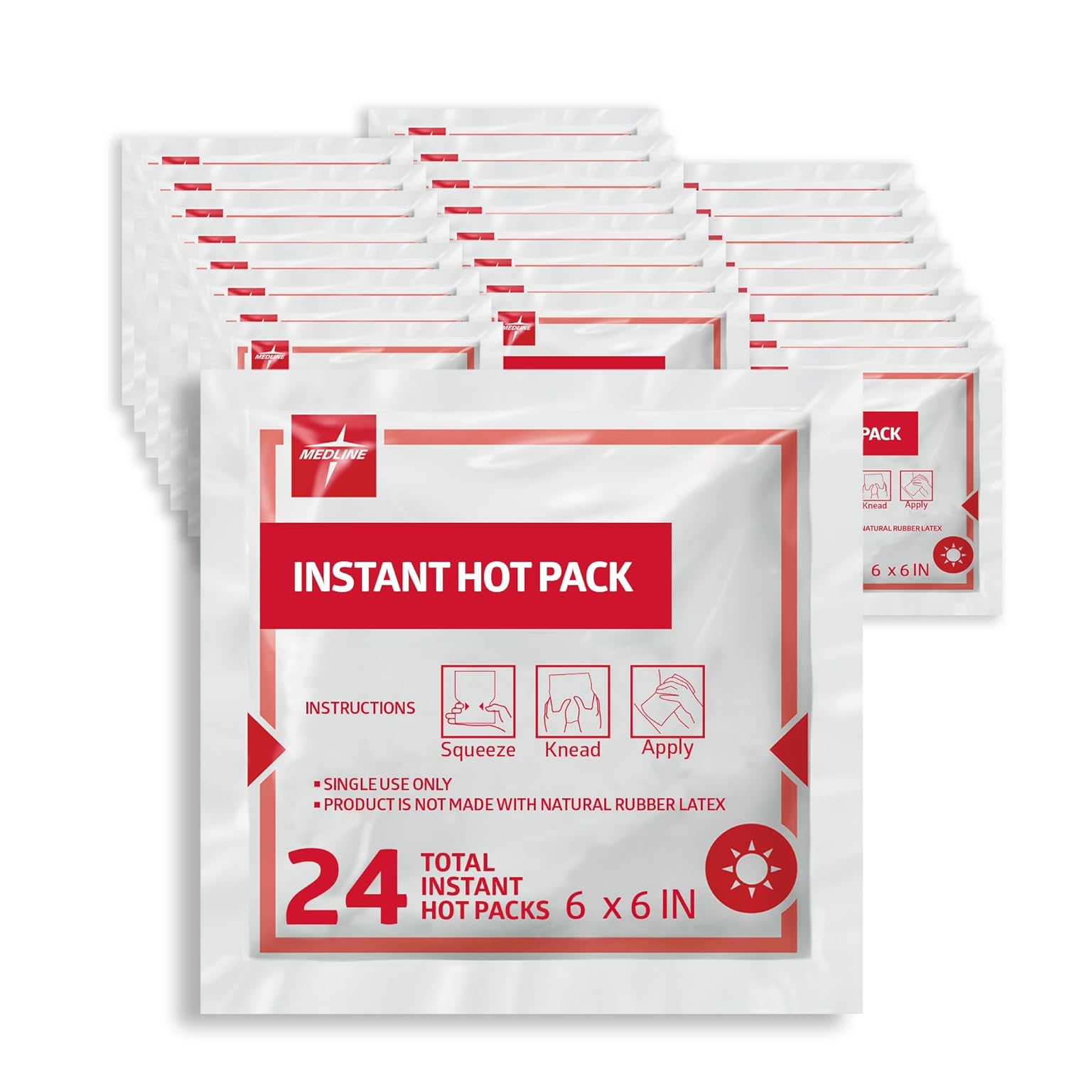 Medline Instant Warm Pack, Disposable, 6" x 6", 24 per Pack wellness vending machine