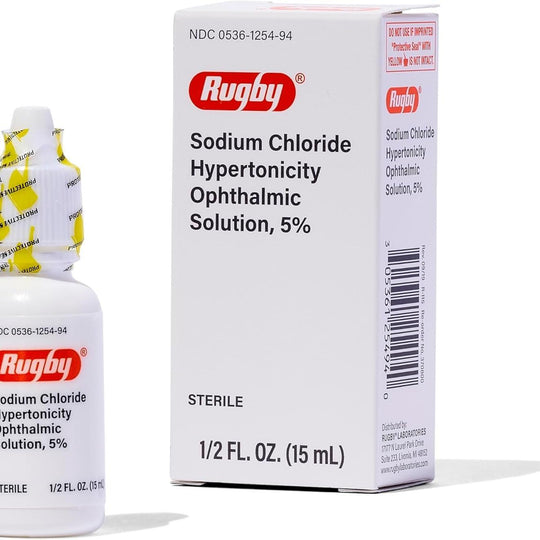 Major Eye Care™ Hypertonic Ophthalmic Solution – Sodium Chloride 5%, 15 mL