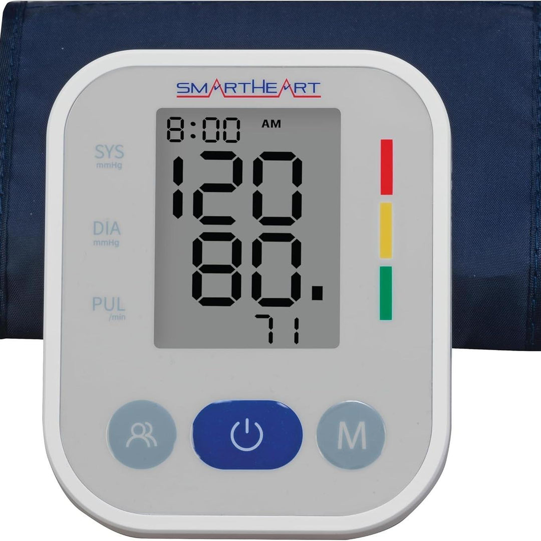 SmartHeart® Upper Arm Blood Pressure Monitor – Wide-Range, One-Touch Operation