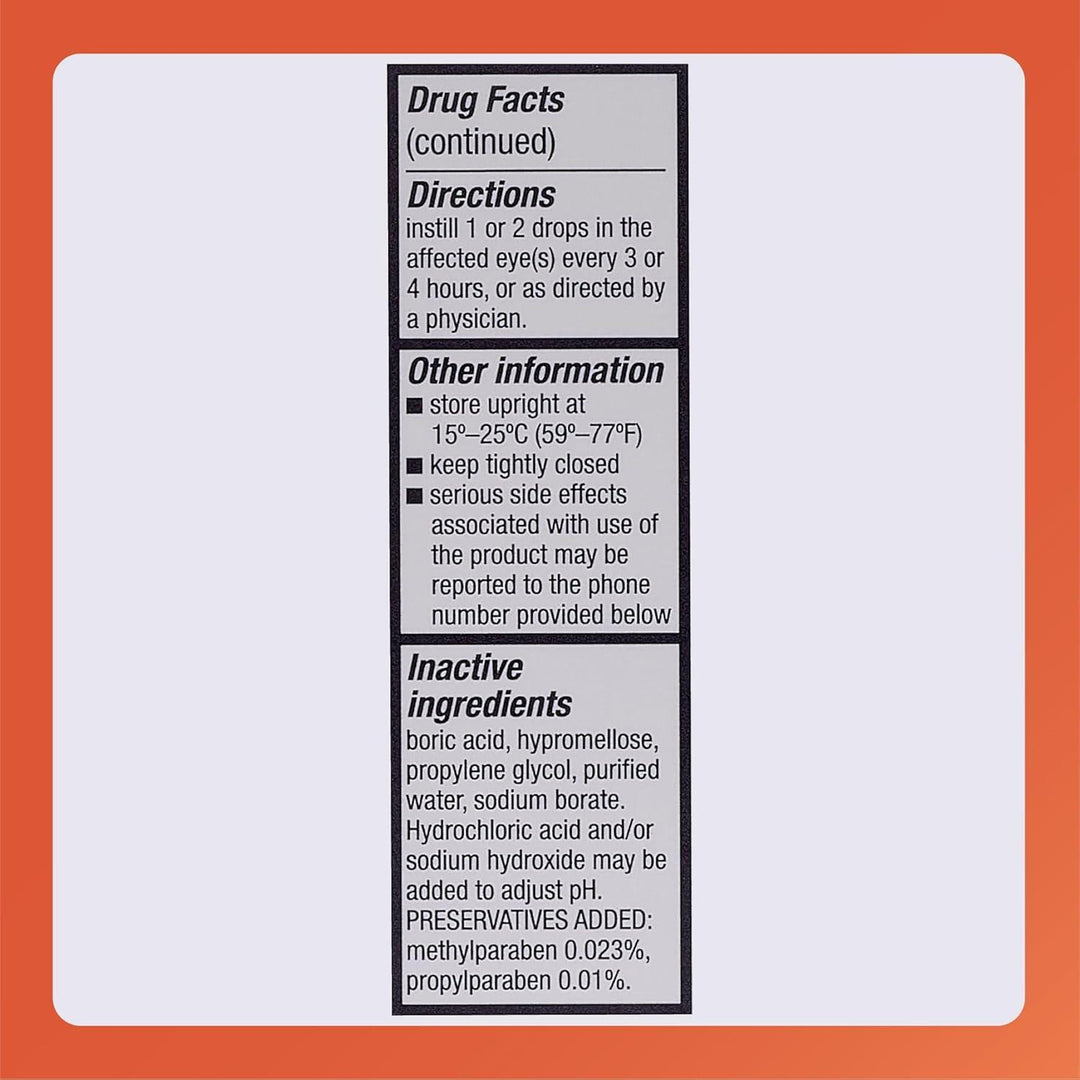 Major Eye Care™ Hypertonic Ophthalmic Solution – Sodium Chloride 5%, 15 mL