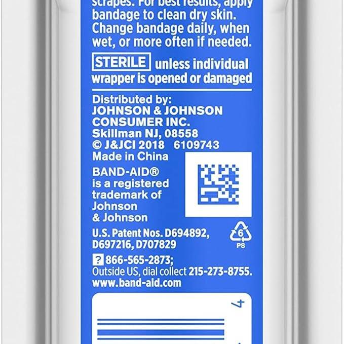 Band-Aid® Flexible Fabric Adhesive Bandages – Travel Pack