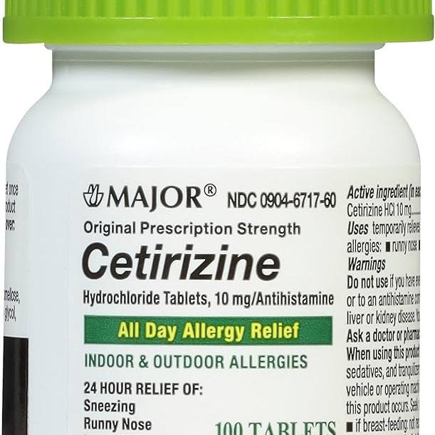 MAJOR PHARMACEUTICALS All Day Allergy, 24 Hour, Compare to  Zyrtec® 14 Tablets