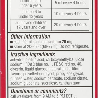 Robitussin® Children’s Cough + Chest Congestion DM, 4 fl oz Bottle