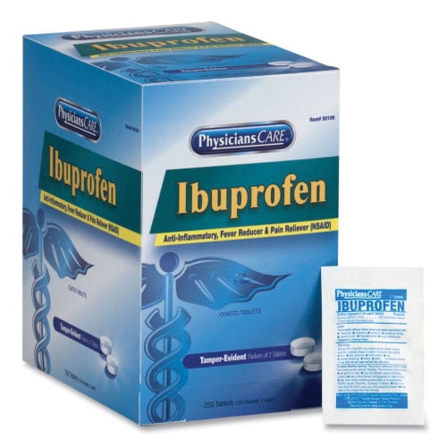 PhysiciansCare Ibuprofen Tablets – 200 mg, 2-Pack 125 Compare to Advil® and Motrin®