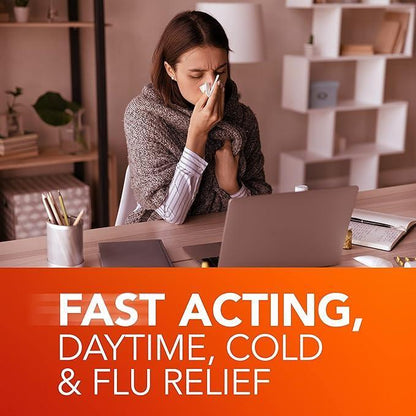 Vicks® DayQuil Cold & Flu Relief– 4 oz Bottle, 16 Bottles per case