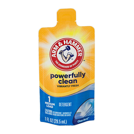 Arm & Hammer Powerfully Clean Laundry Detergent Clean Burst - 1 oz. wellness vending machine