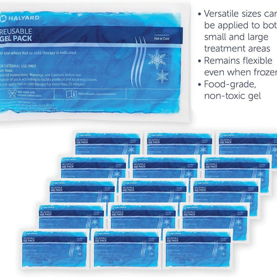 HALYARD Hot or Cold Cryotherapy Reusable Gel Packs – Small