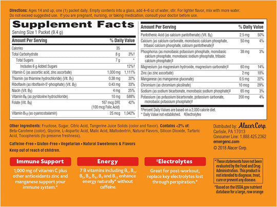 EMERGEN-C® Vitamin C Supplement Powder Tangerine Flavor