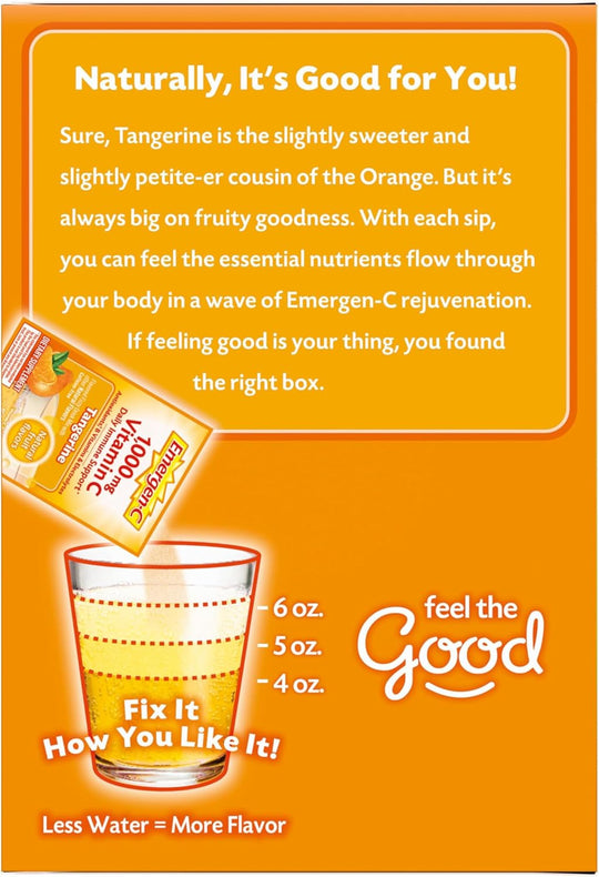 EMERGEN-C® Vitamin C Supplement Powder Tangerine Flavor