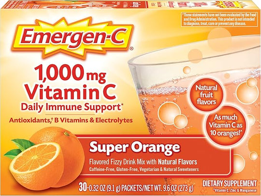 EMERGEN-C® Vitamin C Supplement Powder Super Orange Flavor