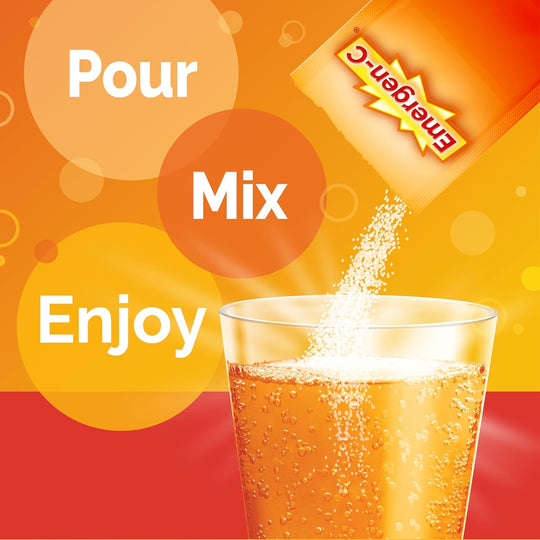 EMERGEN-C® Vitamin C Supplement Powder Super Orange Flavor