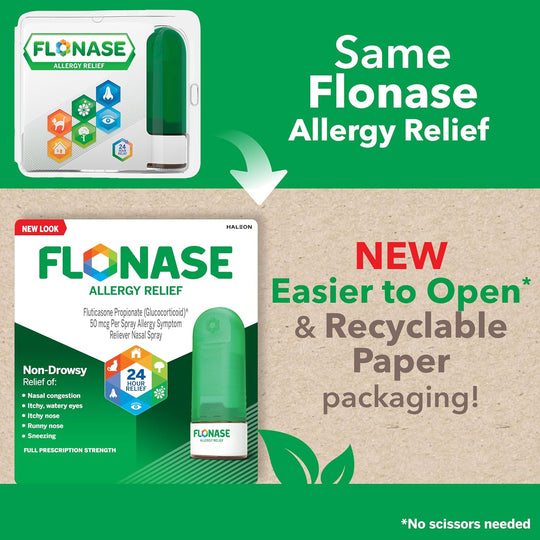 Flonase® Allergy Relief Nasal Spray 50mcg, 72 Metered Sprays