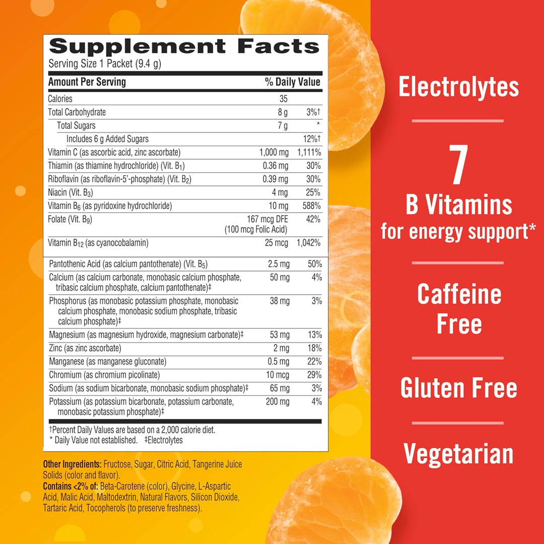 EMERGEN-C® Vitamin C Supplement Powder Tangerine Flavor