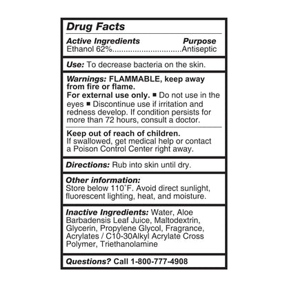 McKesson® Hand Sanitizer with Aloe Pump – 8 oz, Case of 24