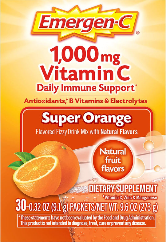 EMERGEN-C® Vitamin C Supplement Powder Super Orange Flavor