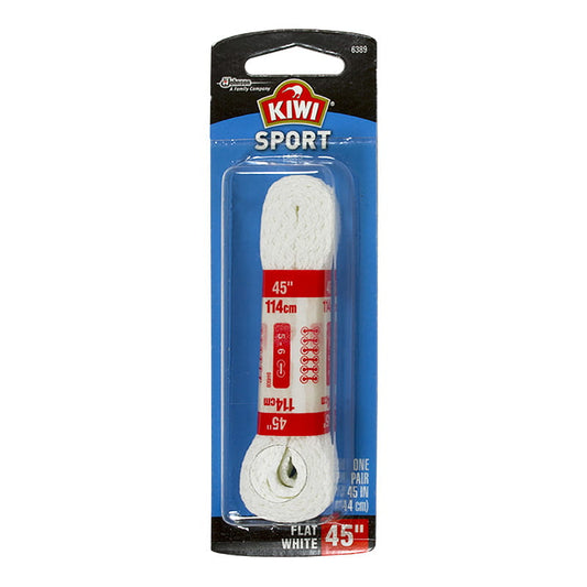 Kiwi Flat White Shoe Laces - 1 pair - 45 in. wellness vending machine
