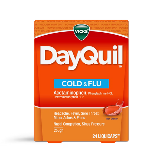 VICKS® DayQuil Multi-Symptom LiquiCaps Respiratory – 24 per pack