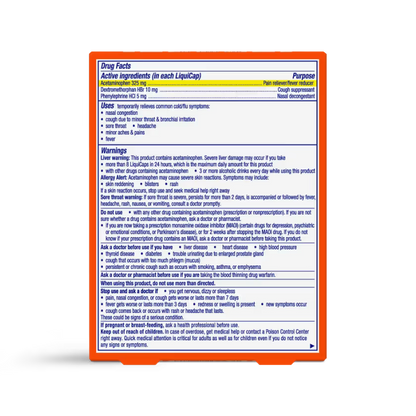VICKS® DayQuil Multi-Symptom LiquiCaps Respiratory – 24 per pack