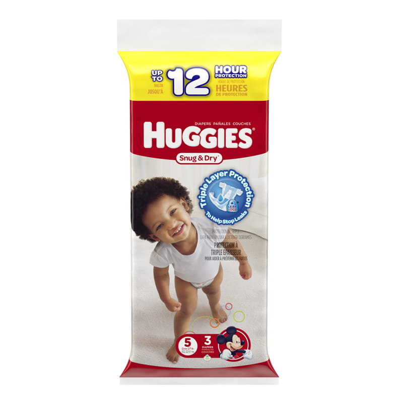 Huggies Snug & Dry Diapers Step 5 - Pack of 3 wellness vending machine