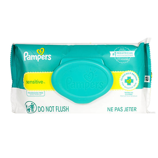 Pampers Sensitive Unscented Baby Wipes - 36 ct wellness vending machine