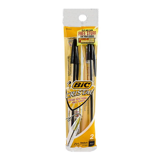 Bic Crystal Black Pens - Pack of 2 wellness vending machine
