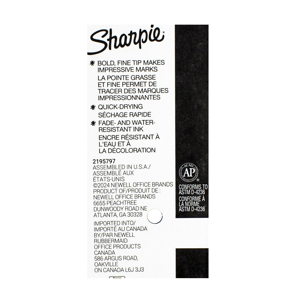 Sharpie Fine Black Marker - Card of 2 wellness vending machine university campuses