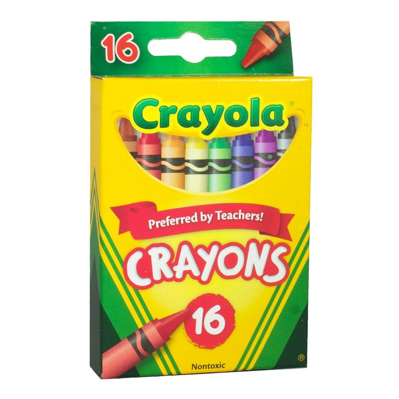 Crayola Crayons - Box of 16 wellness vending machine