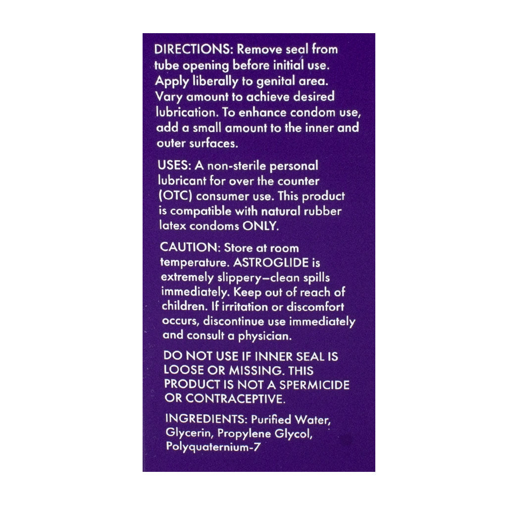 Astroglide Water Based Personal Lubricant - 1.2 oz. wellness vending machine university campuses