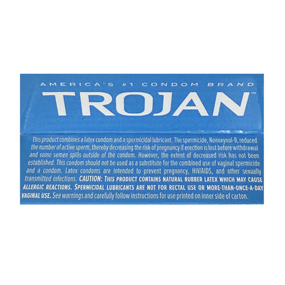 Trojan Enz Spermicidal Condoms - Box of 3 wellness vending machine university campuses