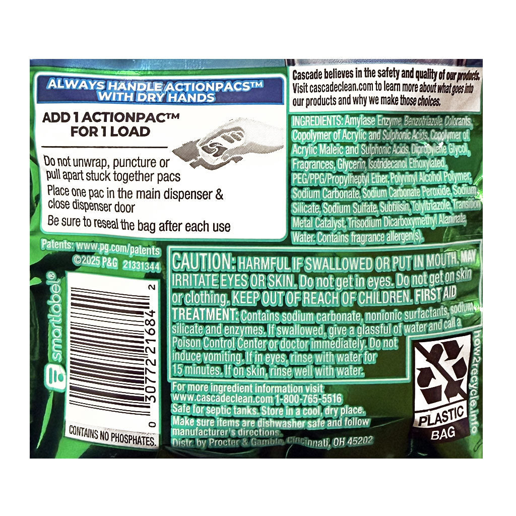 Cascade Complete Dishwasher Detergent, 4 Count wellness vending machine university campuses
