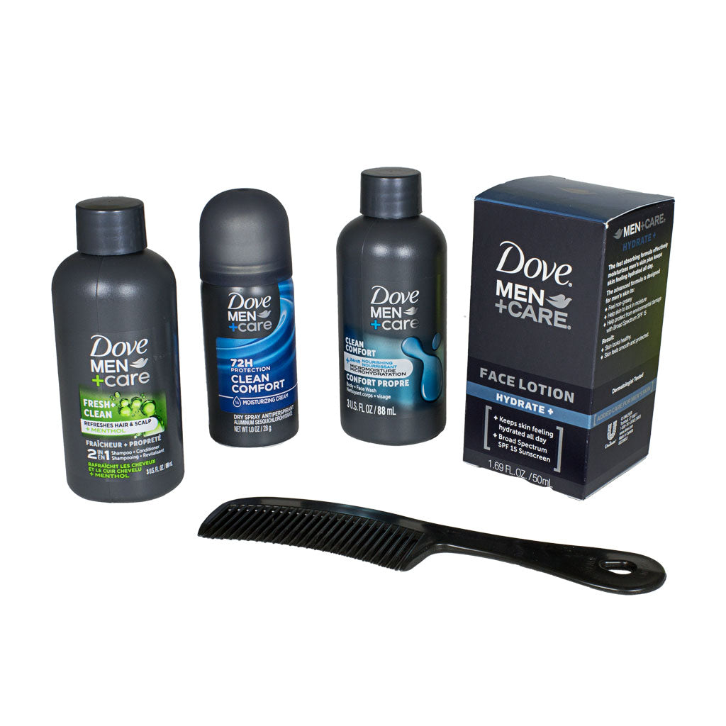 Men's Hair Care Kit and Face Lotion wellness vending machine university campuses